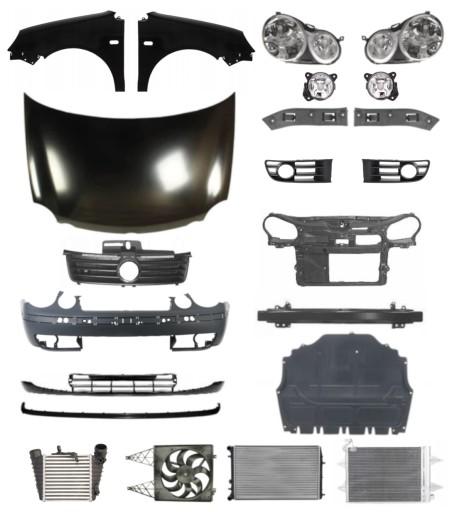 Inny800 - Volkswagen Polo 9N 01-04 Ремінь бампера капот Крило