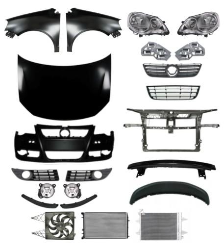 Inny366 - Volkswagen Polo 9N 05-09 Ремінь бампера капот Крило