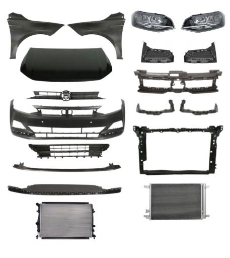 3038 - Volkswagen Polo AW1 17- Ремень бампера Капот Крыло