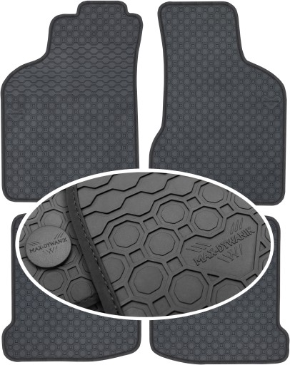 Гумові килимки Volkswagen Polo III 1994-1999 PrimeLiner - Чорні