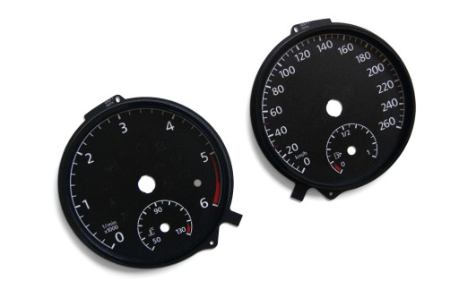 Volkswagen Touran 2 Стрелки одометра, замена на MPH