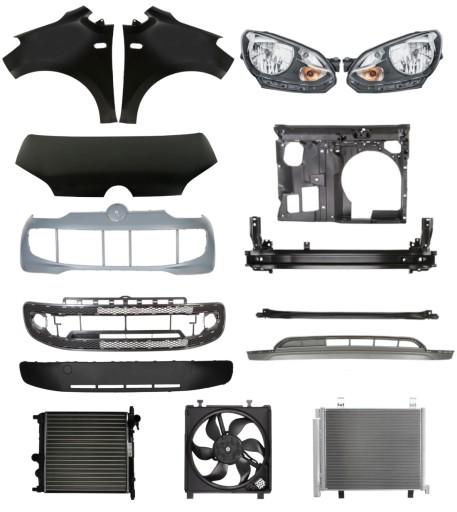 3095 - Volkswagen Up 12-16 Ремінь бампера Капот Крило