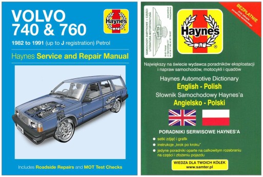 Volvo 740 760 (1982-1991) бензин Haynes керівництво по ремонту + БЕЗКОШТОВНО 24 години