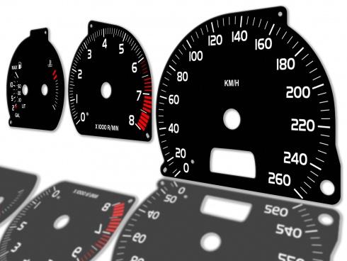 Volvo C70-заміна дисків одометра миль / год на км / год