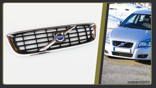 Спортивная решетка-пустышка Volvo S40 V50 — оригинал!
