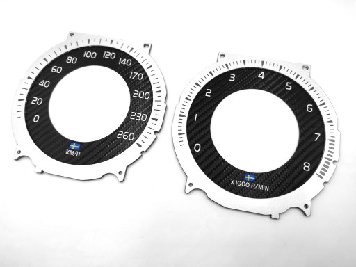 Volvo S80 V70 XC70 Швеция Углеродный одометр показывает часы по шкале ЕС