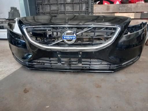 1 - Передній бампер Volvo V40 II, передня планка, підсилення, комплект ксенонових ламп