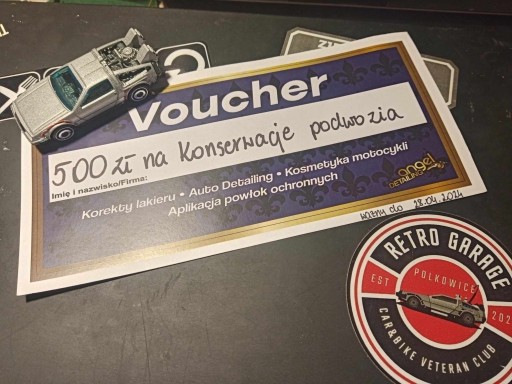 Ваучер 500 злотих на технічне обслуговування ходової частини глоду і його околиць!