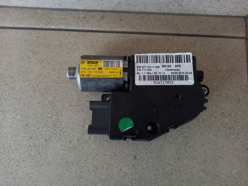 7N0959591B, 5N0877041H - Vw Tiguan 5N0 ліфт мотор панорама лобове скло жалюзі Сонцезахисний козирок