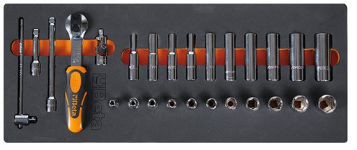 W3 Набір 26 інструментів у м'якій профільованій вставці Beta 2450/M94