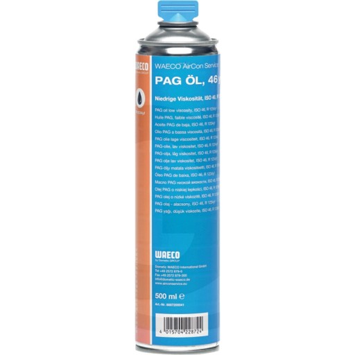 WAECO компрессорное масло PAG ISO 46 500ml R1234yf