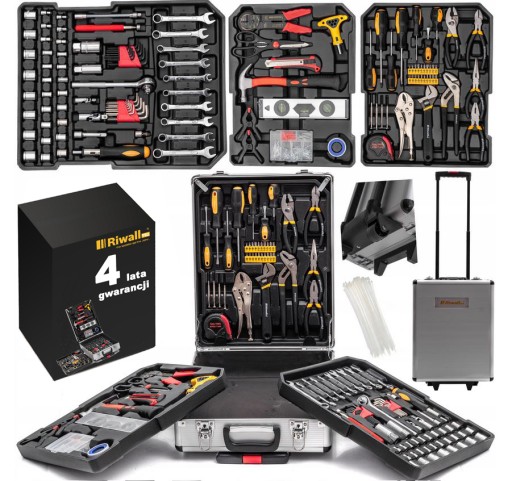 Чохол для інструментів НАБІР ГАЙКОВИХ КЛЮЧІВ ІНСТРУМЕНТИ 1750 ЕЛЕМЕНТІВ СУПЕР НАБІР