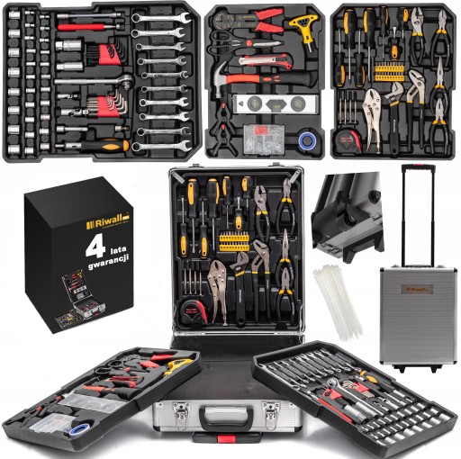 ВАЛІЗА ІНСТРУМЕНТІВ НАБІР ІНСТРУМЕНТІВ ГАЙКОВІ КЛЮЧІ 750 ЕЛЕМЕНТІВ СУПЕР НАБІР