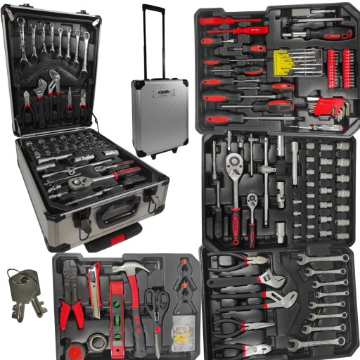 Чохол для інструментів НАБІР ІНСТРУМЕНТІВ НАБІР ГАЙКОВИХ КЛЮЧІВ, ГОЛОВОК ДЛЯ БІТ НАБІР XXL