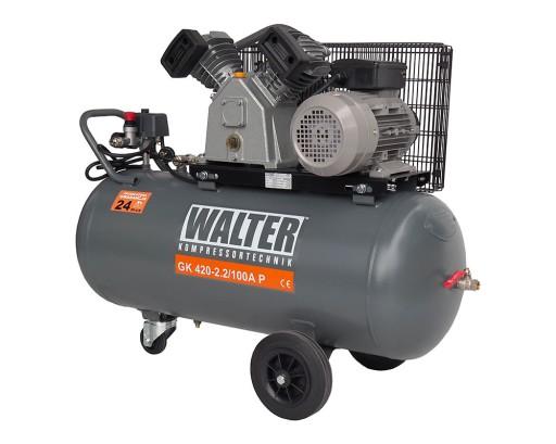 КОМПРЕССОР WALTER GK 420-2.2 100 Л КОМПРЕССОР 230 В