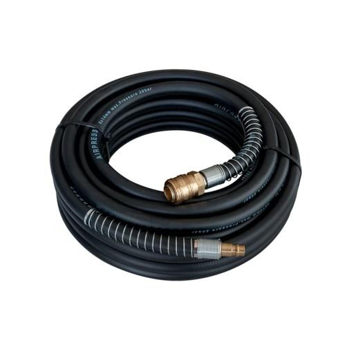 ШЛАНГ ПНЕВМАТИЧНИЙ ГУМОВИЙ 14*8 ММ 20М В КОМПЛЕКТІ