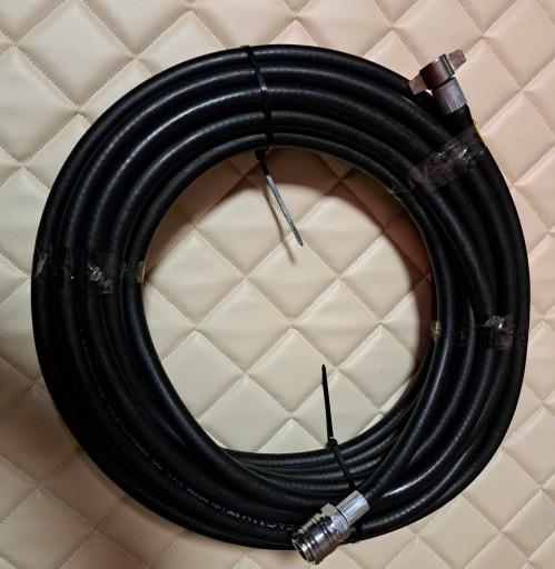 ШЛАНГ, РЕЗИНОВЫЙ ШЛАНГ ДЛЯ НАДУВКИ ВОЗДУХА, 16,6 М, РАЗЪЕМ + БАБОЧКА