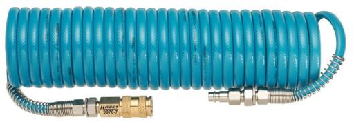 СПИРАЛЬНИЙ ШЛАНГ З ПОЛІУРЕТАНОВИМИ ШВИДКИМИ З'ЄДНАННЯМИ