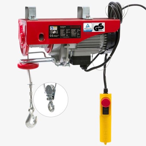 ЭЛЕКТРИЧЕСКАЯ ТРОСОВАЯ ЛЕБЕДКА ДО 400 КГ