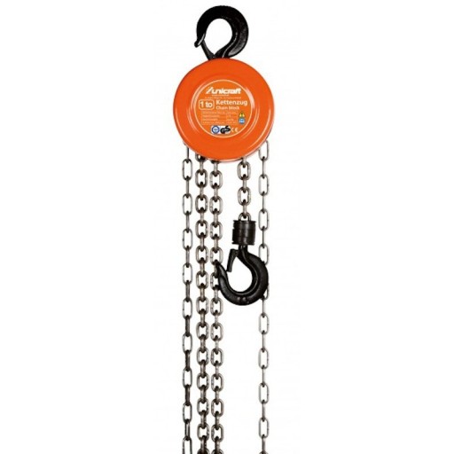 ЛЕБЕДКА ЦЕПНАЯ 3т К 3000 UNICRAFT 6202103