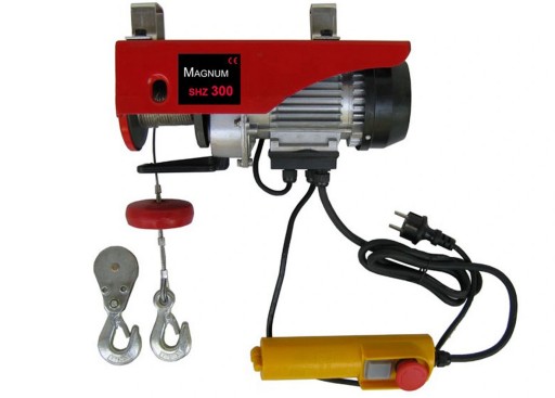 ЛЕБЕДКА ТРОСОВАЯ MAGNUM SHZ1000/2, 500/1000кг, трос 20м