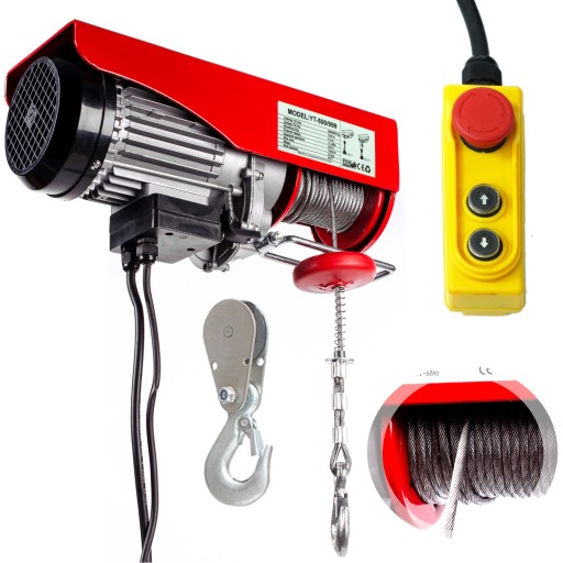 ЛЕБЕДКА СТРОИТЕЛЬНАЯ ЛЕБЕДКА 230В 1000кг