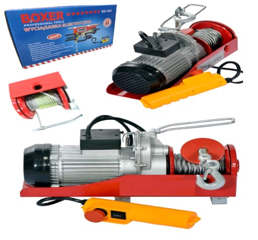 ЛЕБЕДКА ЭЛЕКТРИЧЕСКАЯ ТРОСОВАЯ 400/800КГ BX-563