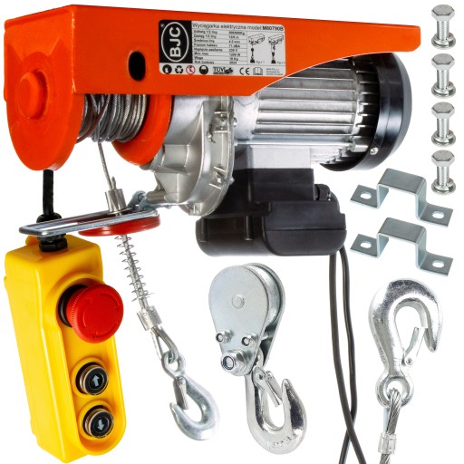 ЛЕБІДКА ЛЕБІДКА КАНАТНА ЕЛЕКТРИЧНА 600кг 230В СТРІЛА БУДІВЕЛЬНА BJC