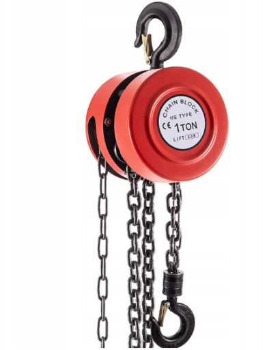 ЛЕБЕДКА РУЧНАЯ ЦЕПНАЯ 1 ТОННА 1 Т