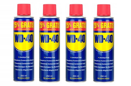 WD-40 250 МЛ ЗАСІБ ДЛЯ ВИДАЛЕННЯ ІРЖІ