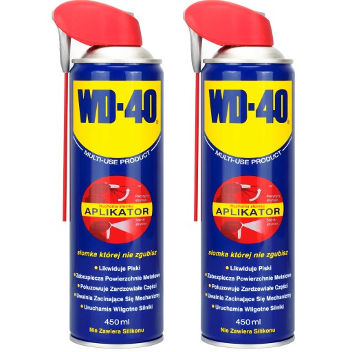 WD-40 БАГАТОФУНКЦІОНАЛЬНИЙ ПРЕПАРАТ З АПЛІКАТОРОМ 450 МЛ