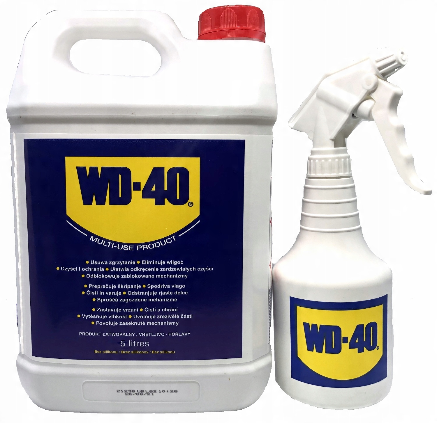 WD-40 многофункциональный препарат 5L + распылитель WD40