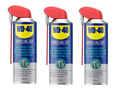 WD-40 SPECIALIST белая литиевая смазка WD40 400ml