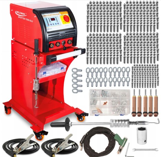 WELDMAN SPOTTER 7000 АЛЮМИНИЕВЫЙ СВАРОЧНЫЙ АППАРАТ + ДЕРЖАТЕЛЬ