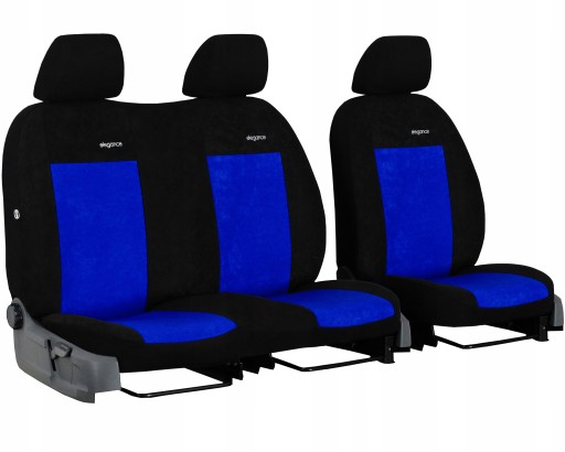 ВЕЛЮРОВІ ОБМІРНІ ЧОХЛИ ДЛЯ ФОРД ТРАНЗИТ 5 2+1