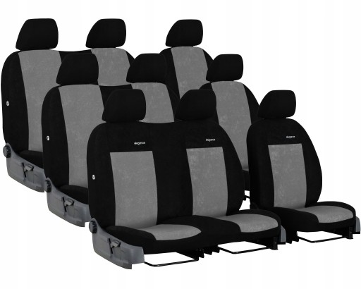 СТИЛІВНІ ЧОХЛИ ОКСАМИТ ДЛЯ PEUGEOT TRAVELER 9м