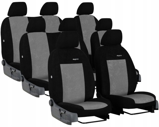 ВЕЛУРОВЫЕ СТИЛЬНЫЕ ЧЕХОЛЫ НА RENAULT TRAFIC 2 8м