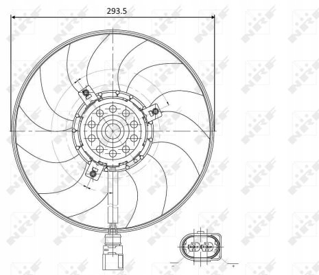 47395 - ВЕНТИЛЯТОР AUDI VW