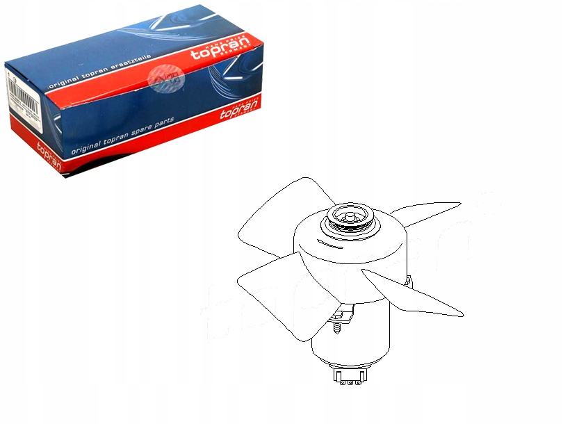 107 708 - ВЕНТИЛЯТОР РАДІАТОРА AUDI 80 1.8 (81. 85. B2)