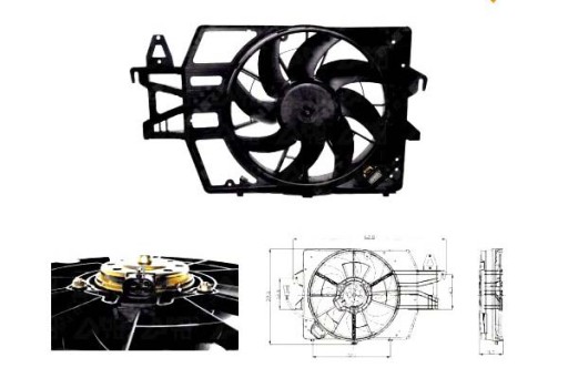 47683 - ВЕНТИЛЯТОР РАДИАТОРА FORD ESCORT V ESCORT V EXPRES