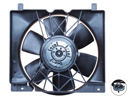 52002591 - ВЕНТИЛЯТОР РАДІАТОРА JEEP CHEROKEE COMANCHE 84-97