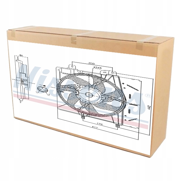 85991 - ВЕНТИЛЯТОР РАДИАТОРА PEUGEOT 208 И 1.0 1.2 GPL THP