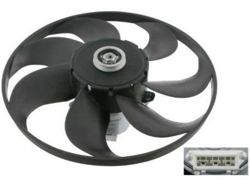 14848 - Вентилятор радиатора VW PASSAT B3 B4 1.8 1.9