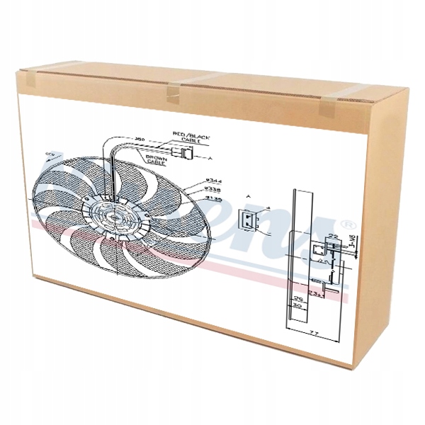 85676 - Вентилятор радиатора VW TRANSPORTER T4 2.4 2.5 TDI
