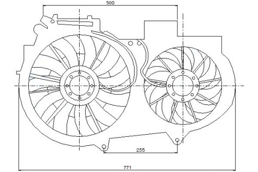 85246 - Вентилятор радіатора (з корпусом) AUDI A4 A6 SEAT E