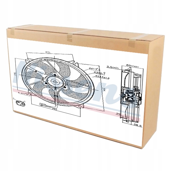 85606 - Вентилятор радиатора для PEUGEOT EXPERT 120 130 140