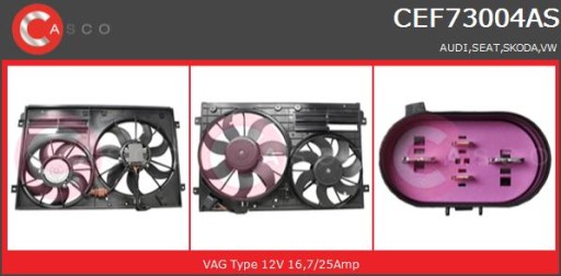 CEF73004AS - ВЕНТИЛЯТОР РАДИАТОРА