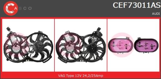 CEF73011AS - ВЕНТИЛЯТОР РАДИАТОРА
