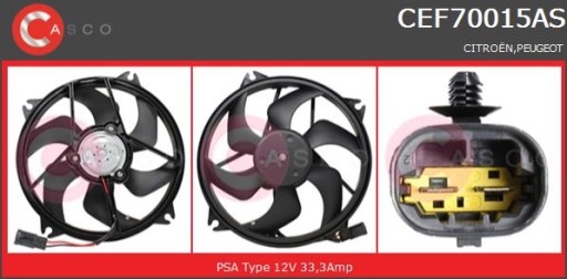 CEF70015AS - ВЕНТИЛЯТОР РАДИАТОРА