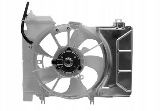 TO87037DX - ВЕНТИЛЯТОР TOYOTA YARIS 1.3 11 12-ЧОРНИЙ КОРПУС